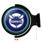 Charlotte Hornets: Original Round Rotating Lighted Wall Sign - The Fan-Brand