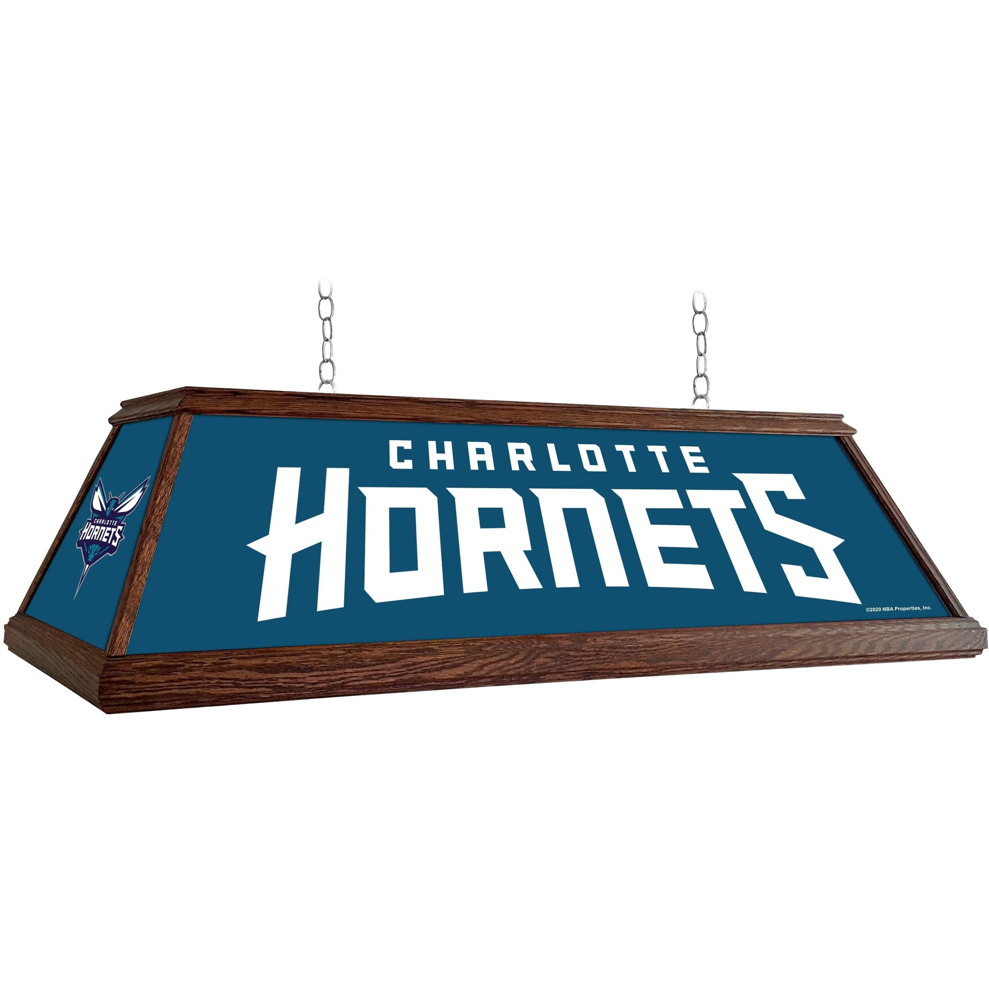 Charlotte Hornets: Premium Wood Pool Table Light - The Fan-Brand