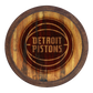 Detroit Pistons: Branded "Faux" Barrel Top Sign - The Fan-Brand