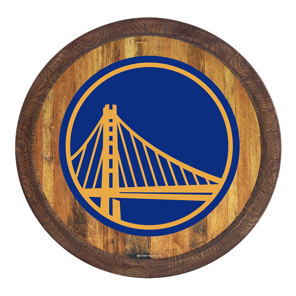 Golden State Warriors: "Faux" Barrel Top Sign - The Fan-Brand