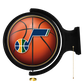Utah Jazz: Basketball - Original Round Rotating Lighted Wall Sign - The Fan-Brand