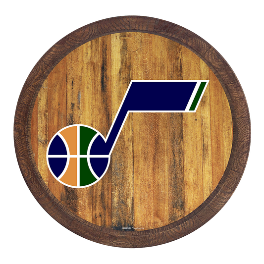 Utah Jazz: "Faux" Barrel Top Sign - The Fan-Brand