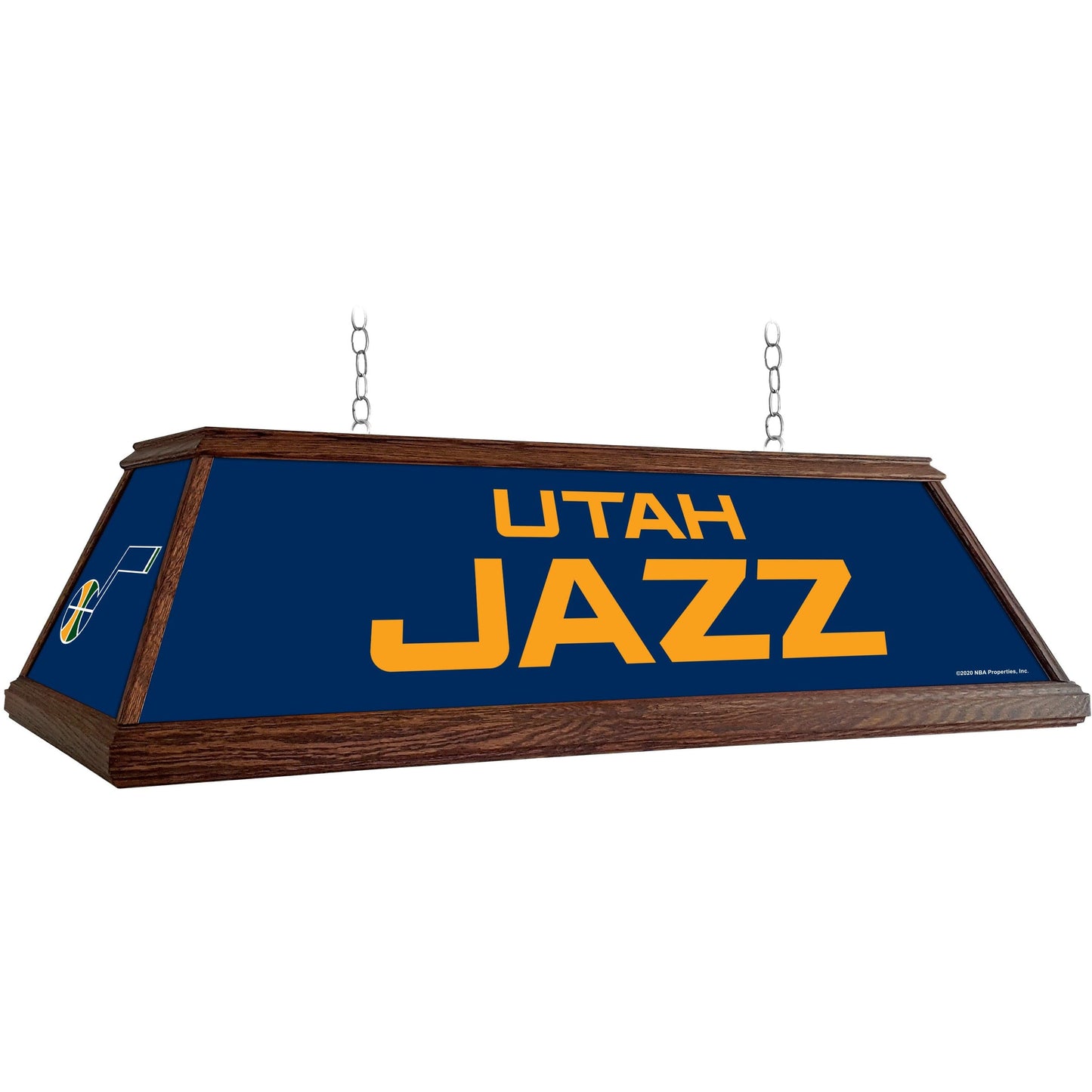 Utah Jazz: Premium Wood Pool Table Light - The Fan-Brand