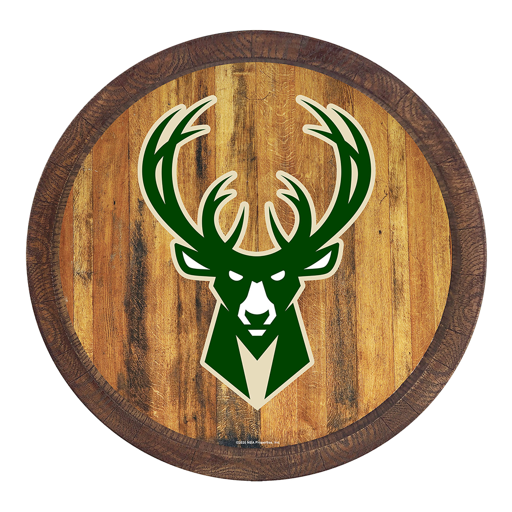 Milwaukee Bucks: "Faux" Barrel Top Sign - The Fan-Brand