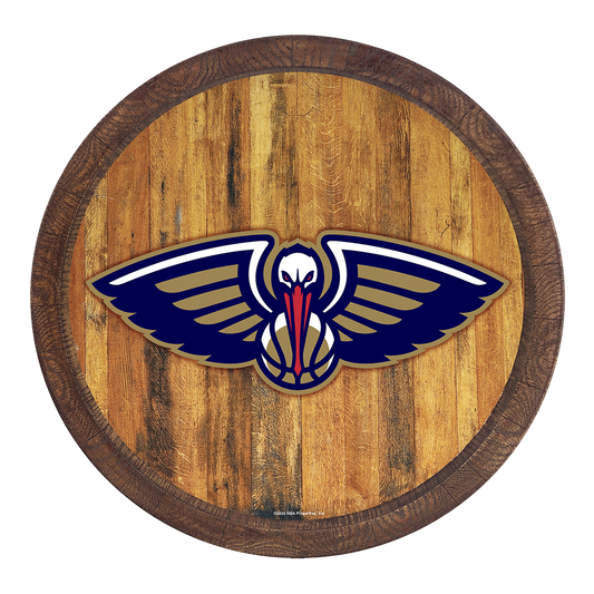 New Orleans Pelicans: "Faux" Barrel Top Sign - The Fan-Brand