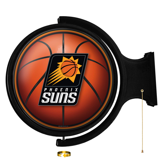 Phoenix Suns: Basketball - Original Round Rotating Lighted Wall Sign - The Fan-Brand