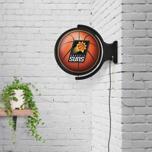 Phoenix Suns: Basketball - Original Round Rotating Lighted Wall Sign - The Fan-Brand