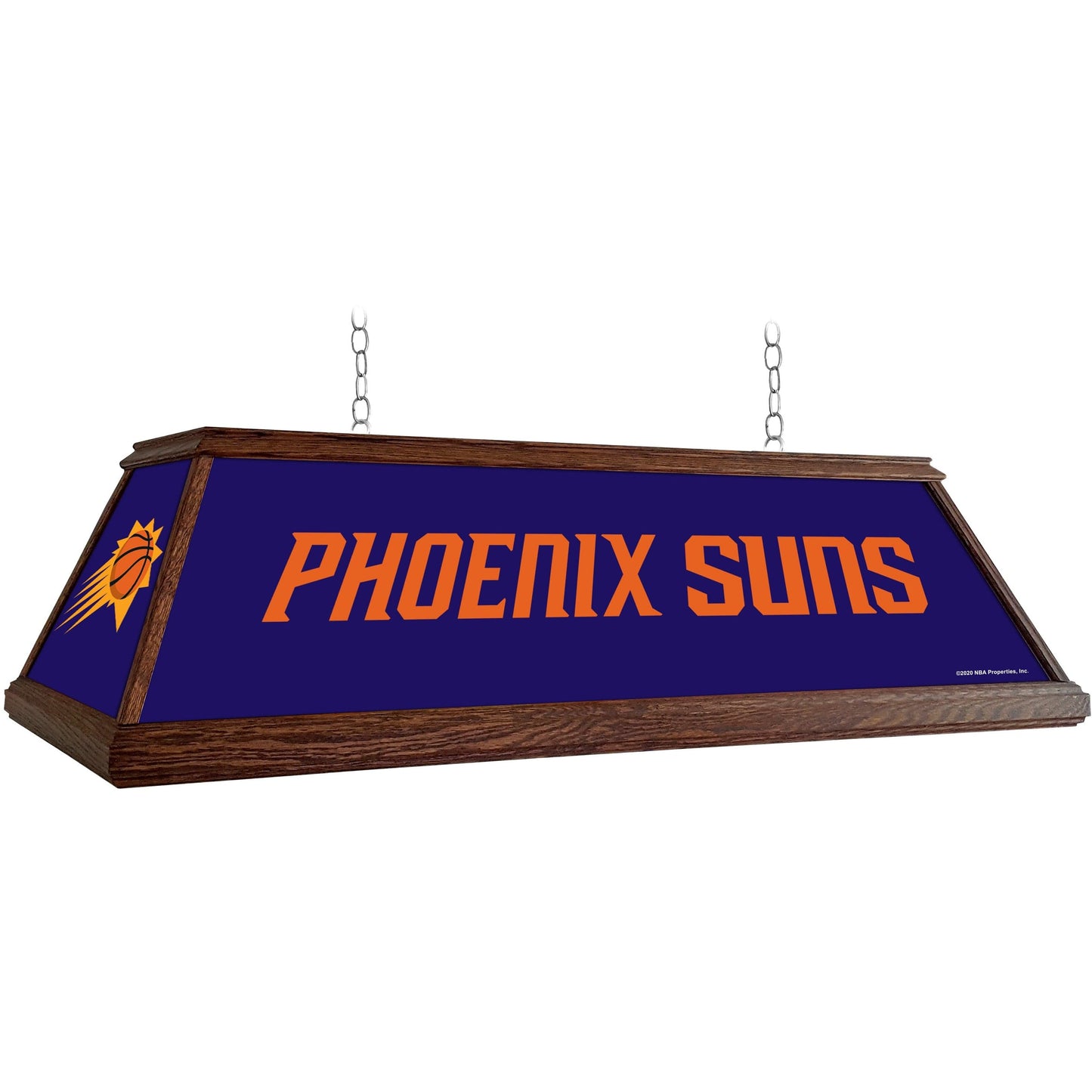 Phoenix Suns: Premium Wood Pool Table Light - The Fan-Brand