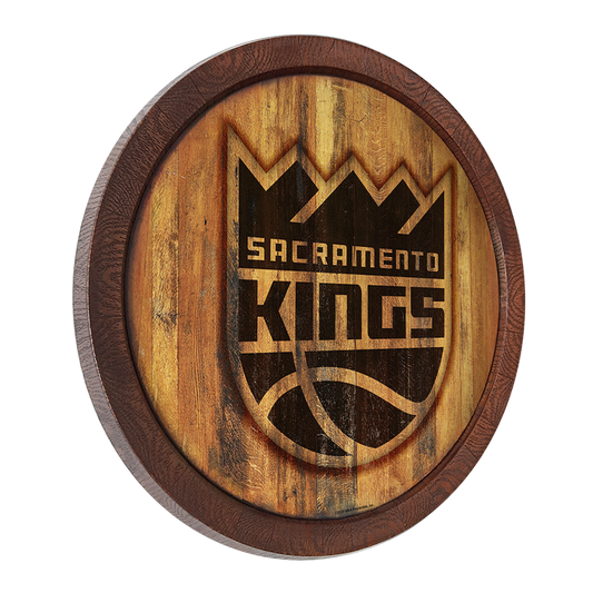 Sacramento Kings: Branded "Faux" Barrel Top Sign - The Fan-Brand