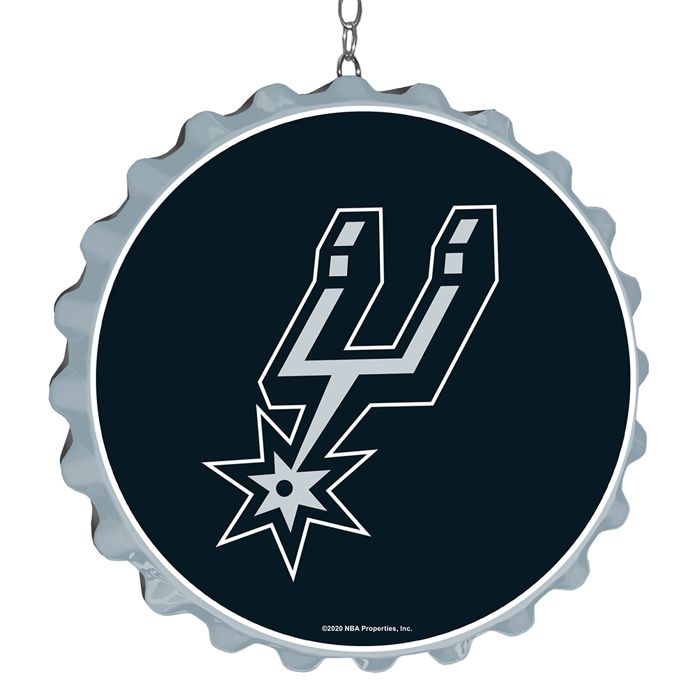 San Antonio Spurs: Bottle Cap Dangler - The Fan-Brand