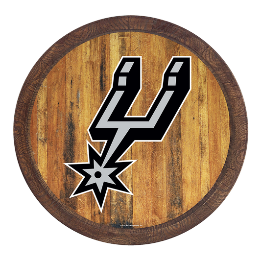 San Antonio Spurs: "Faux" Barrel Top Sign - The Fan-Brand