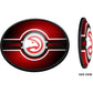 Atlanta Hawks: Oval Slimline Lighted Wall Sign - The Fan-Brand