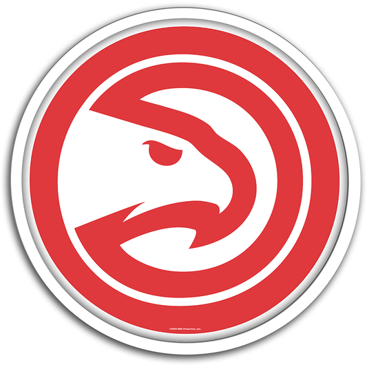 Atlanta Hawks: Modern Disc Wall Sign - The Fan-Brand