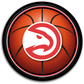 Atlanta Hawks: Basketball - Modern Disc Wall Sign - The Fan-Brand