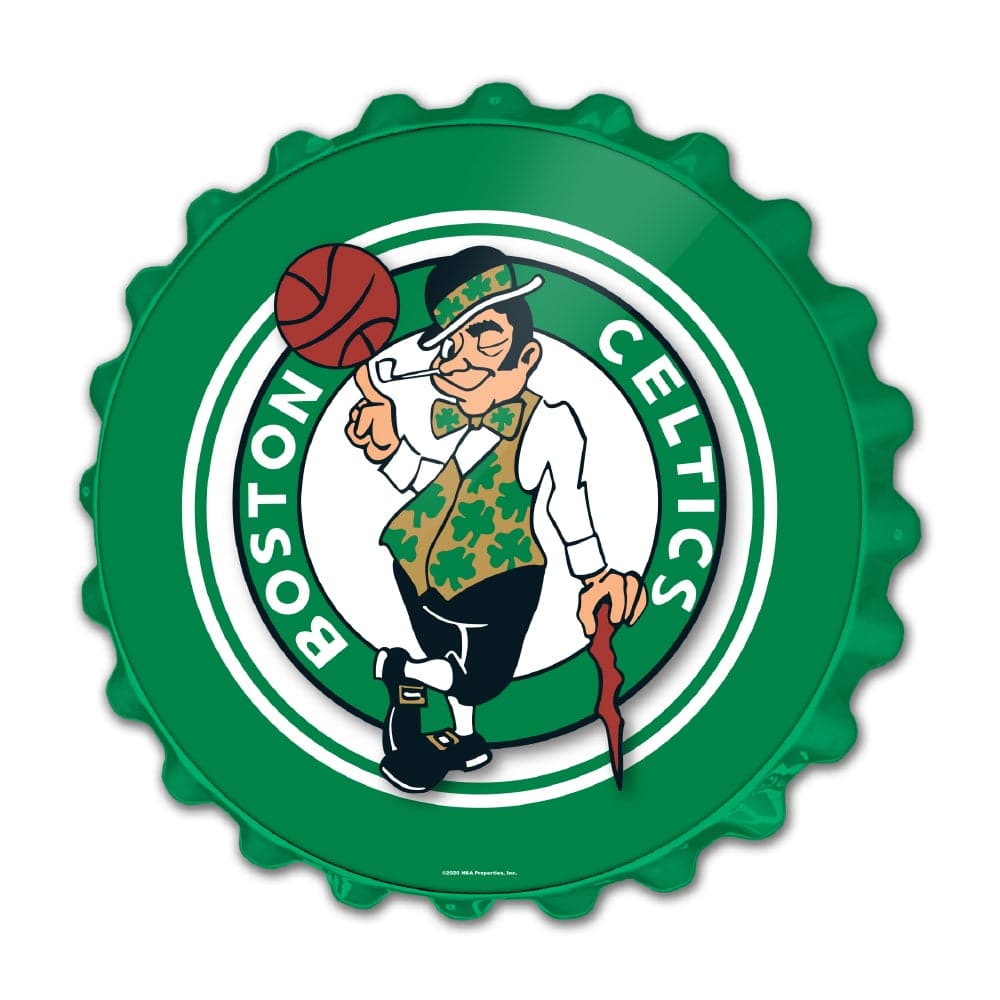 Boston Celtics: Bottle Cap Wall Sign - The Fan-Brand