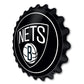 Brooklyn Nets: Bottle Cap Wall Sign - The Fan-Brand