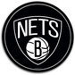 Brooklyn Nets: Modern Disc Wall Sign - The Fan-Brand