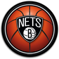 Brooklyn Nets: Basketball - Modern Disc Wall Sign - The Fan-Brand