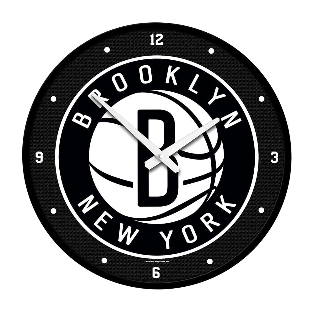Brooklyn Nets: Modern Disc Wall Clock - The Fan-Brand