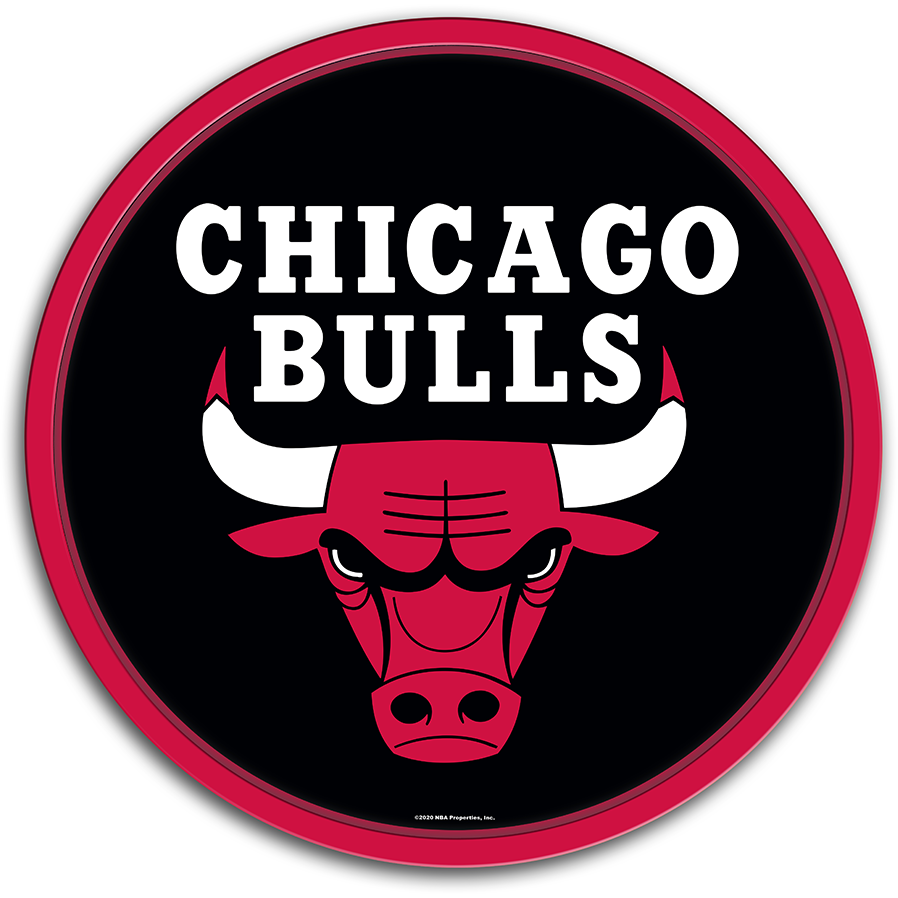 Chicago Bulls: Modern Disc Wall Sign - The Fan-Brand