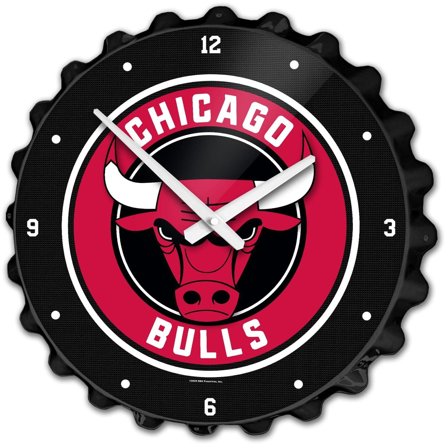 Chicago Bulls: Bottle Cap Wall Clock - The Fan-Brand