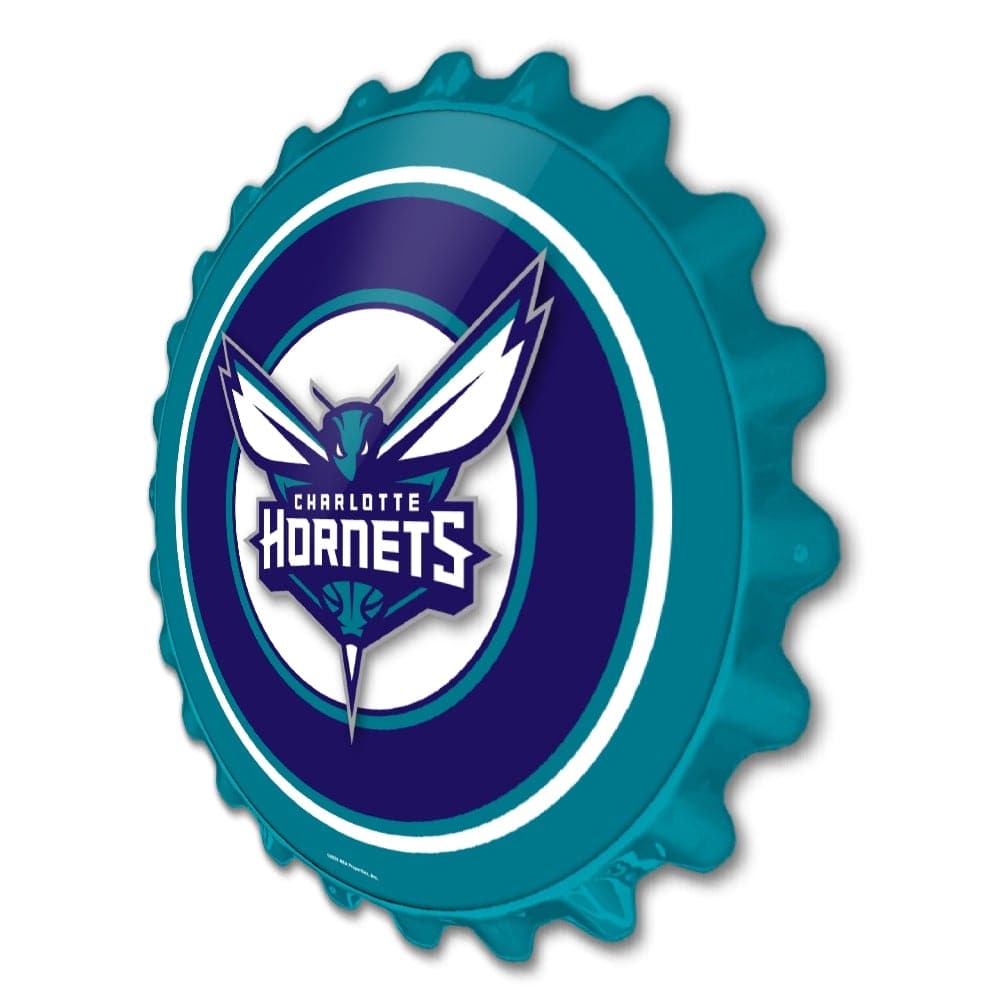 Charlotte Hornets: Bottle Cap Wall Sign - The Fan-Brand