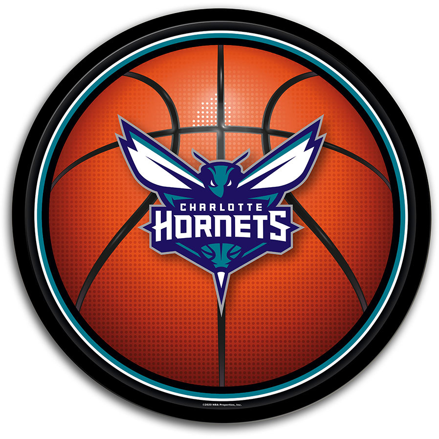 Charlotte Hornets: Basketball - Modern Disc Wall Sign - The Fan-Brand