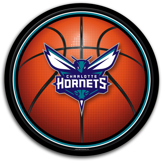Charlotte Hornets: Basketball - Modern Disc Wall Sign - The Fan-Brand