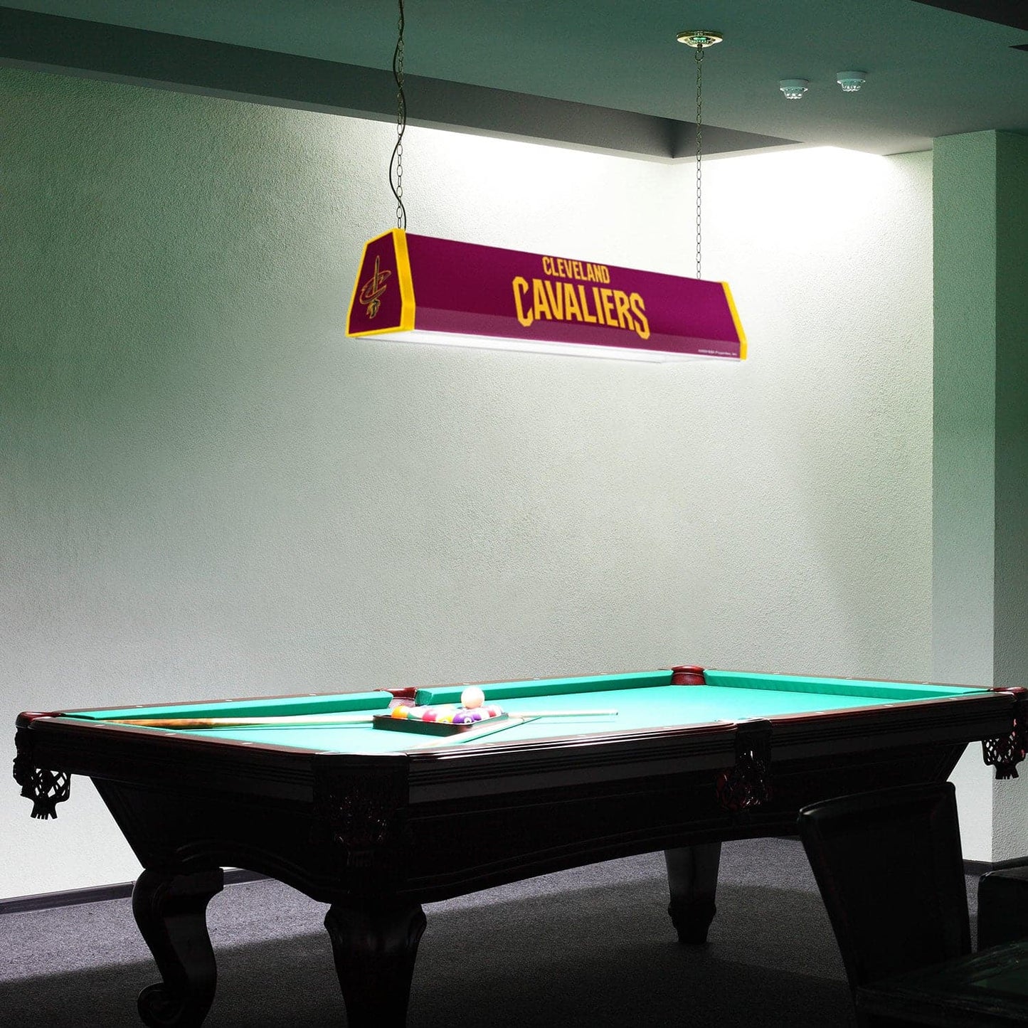 Cleveland Cavaliers: Standard Pool Table Light - The Fan-Brand