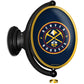 Denver Nuggets: Original Oval Rotating Lighted Wall Sign - The Fan-Brand