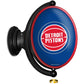 Detroit Pistons: Original Oval Rotating Lighted Wall Sign - The Fan-Brand
