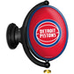 Detroit Pistons: Original Oval Rotating Lighted Wall Sign - The Fan-Brand
