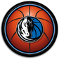 Dallas Mavericks: Basketball - Modern Disc Wall Sign - The Fan-Brand