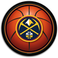 Denver Nuggets: Basketball - Modern Disc Wall Sign - The Fan-Brand
