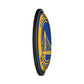 Golden State Warriors: Round Slimline Lighted Wall Sign - The Fan-Brand