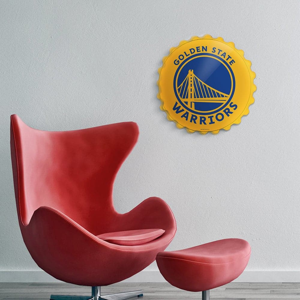 Golden State Warriors: Bottle Cap Wall Sign - The Fan-Brand