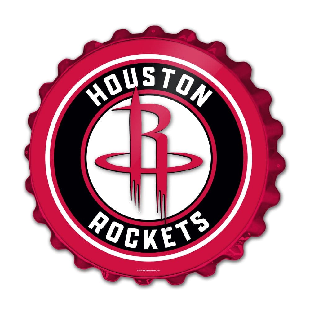 Houston Rockets: Bottle Cap Wall Sign - The Fan-Brand