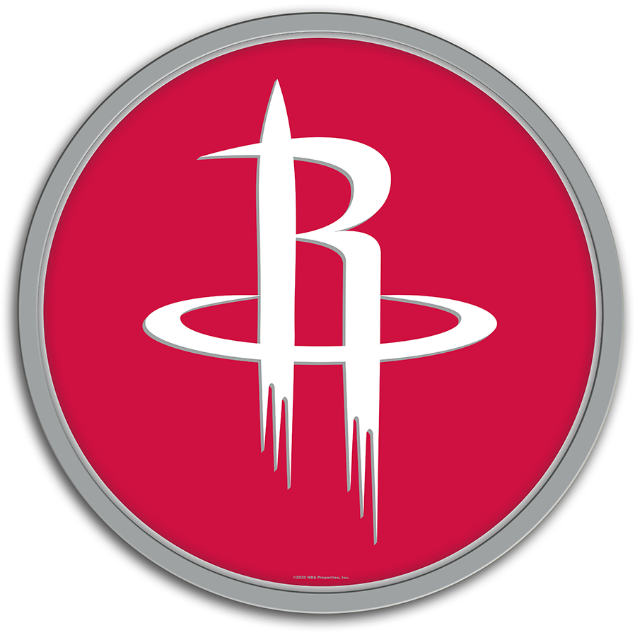 Houston Rockets: Modern Disc Wall Sign - The Fan-Brand
