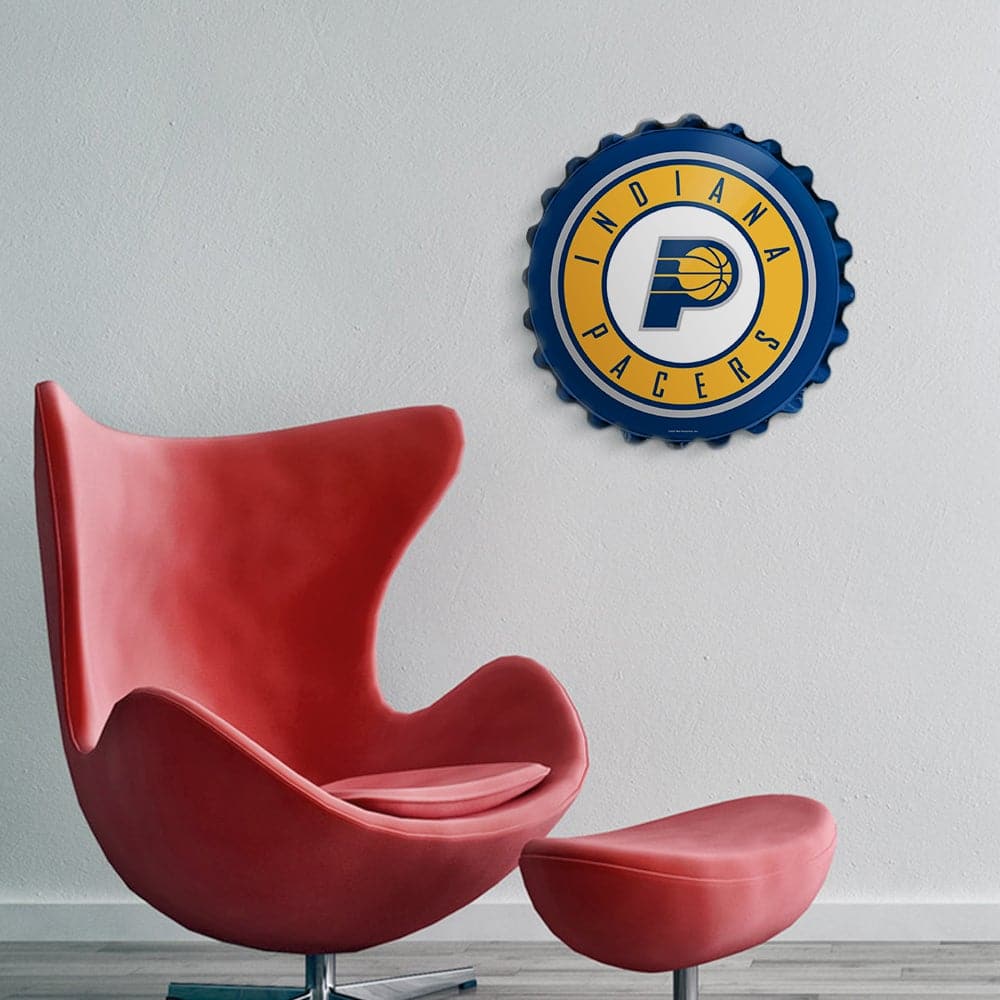 Indiana Pacers: Bottle Cap Wall Sign - The Fan-Brand