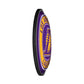 Los Angeles Lakers: Round Slimline Lighted Wall Sign - The Fan-Brand