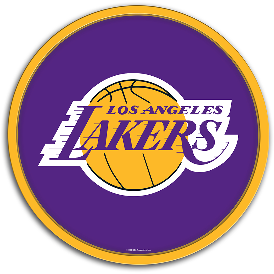 Los Angeles Lakers: Modern Disc Wall Sign - The Fan-Brand