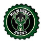 Milwaukee Bucks: Bottle Cap Wall Sign - The Fan-Brand