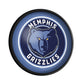 Memphis Grizzlies: Round Slimline Lighted Wall Sign - The Fan-Brand