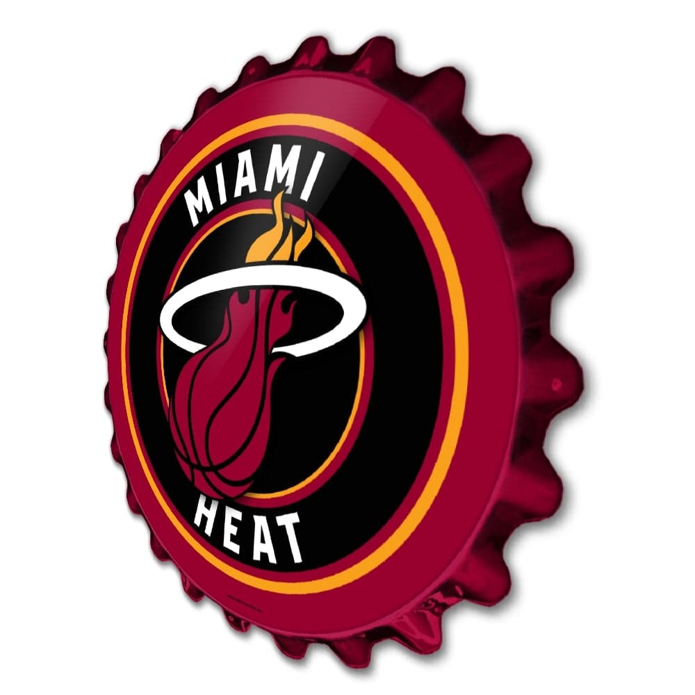 Miami Heat: Bottle Cap Wall Sign - The Fan-Brand