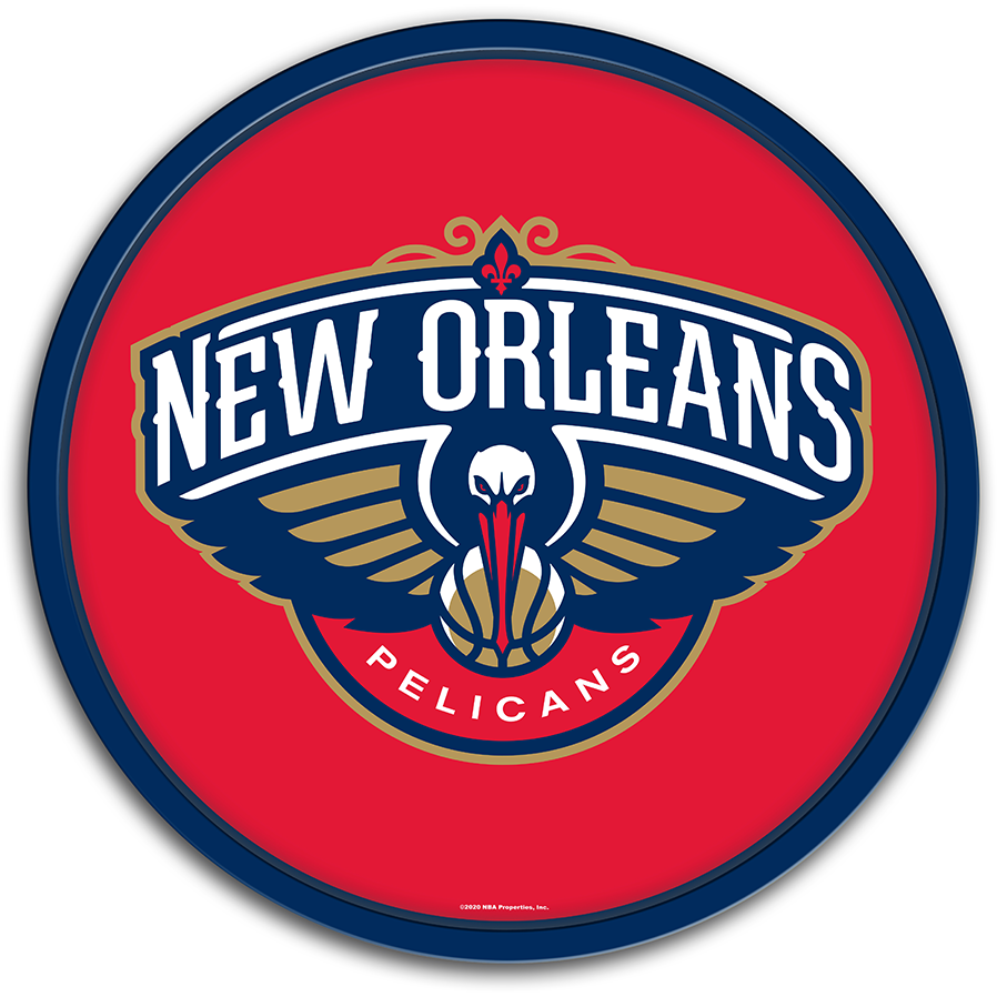 New Orleans Pelicans: Modern Disc Wall Sign - The Fan-Brand