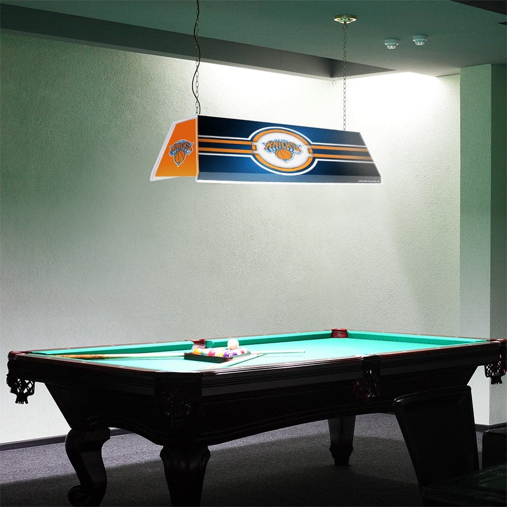 New York Knicks: Edge Glow Pool Table Light - The Fan-Brand