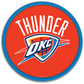 Oklahoma City Thunder: Modern Disc Wall Sign - The Fan-Brand