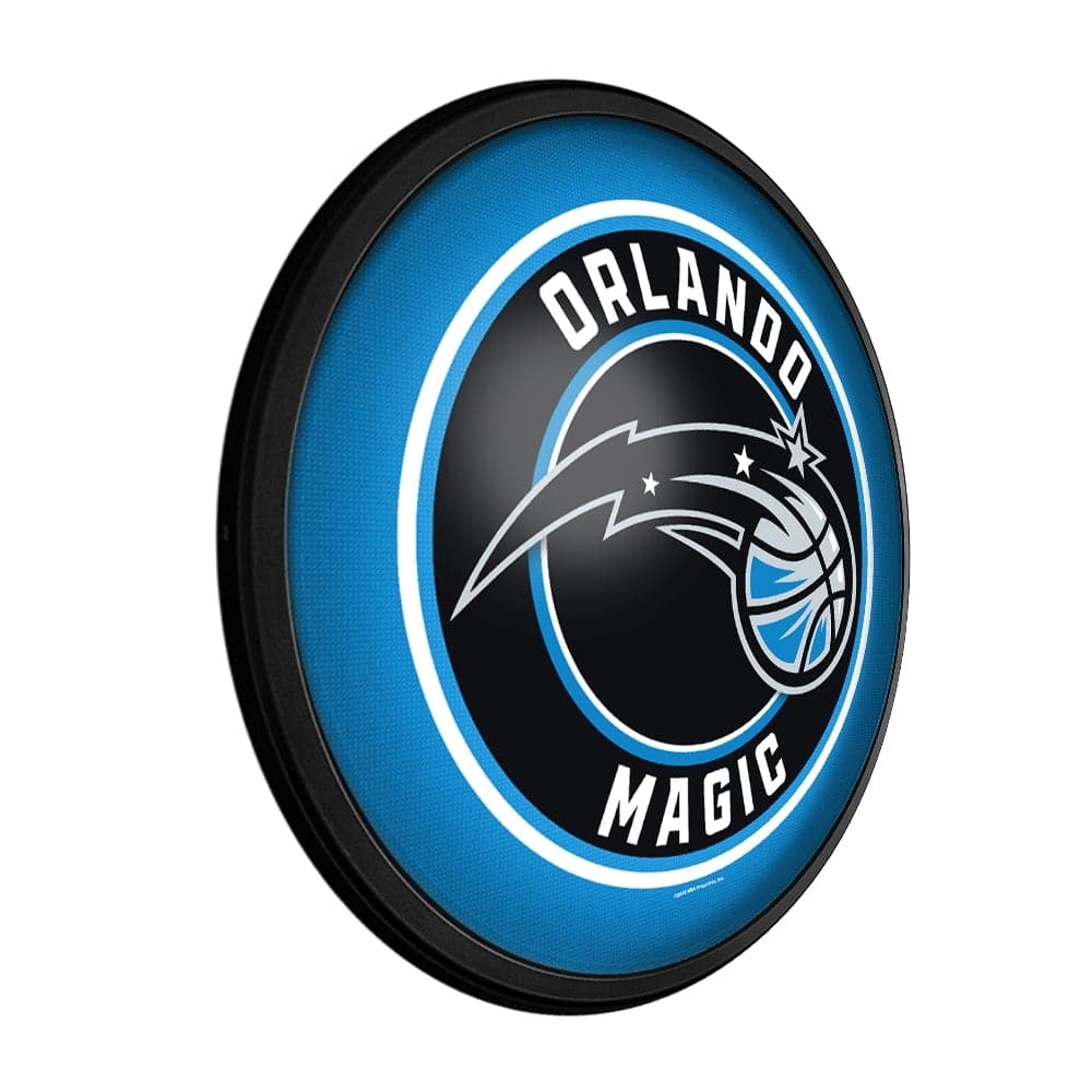 Orlando Magic: Round Slimline Lighted Wall Sign - The Fan-Brand
