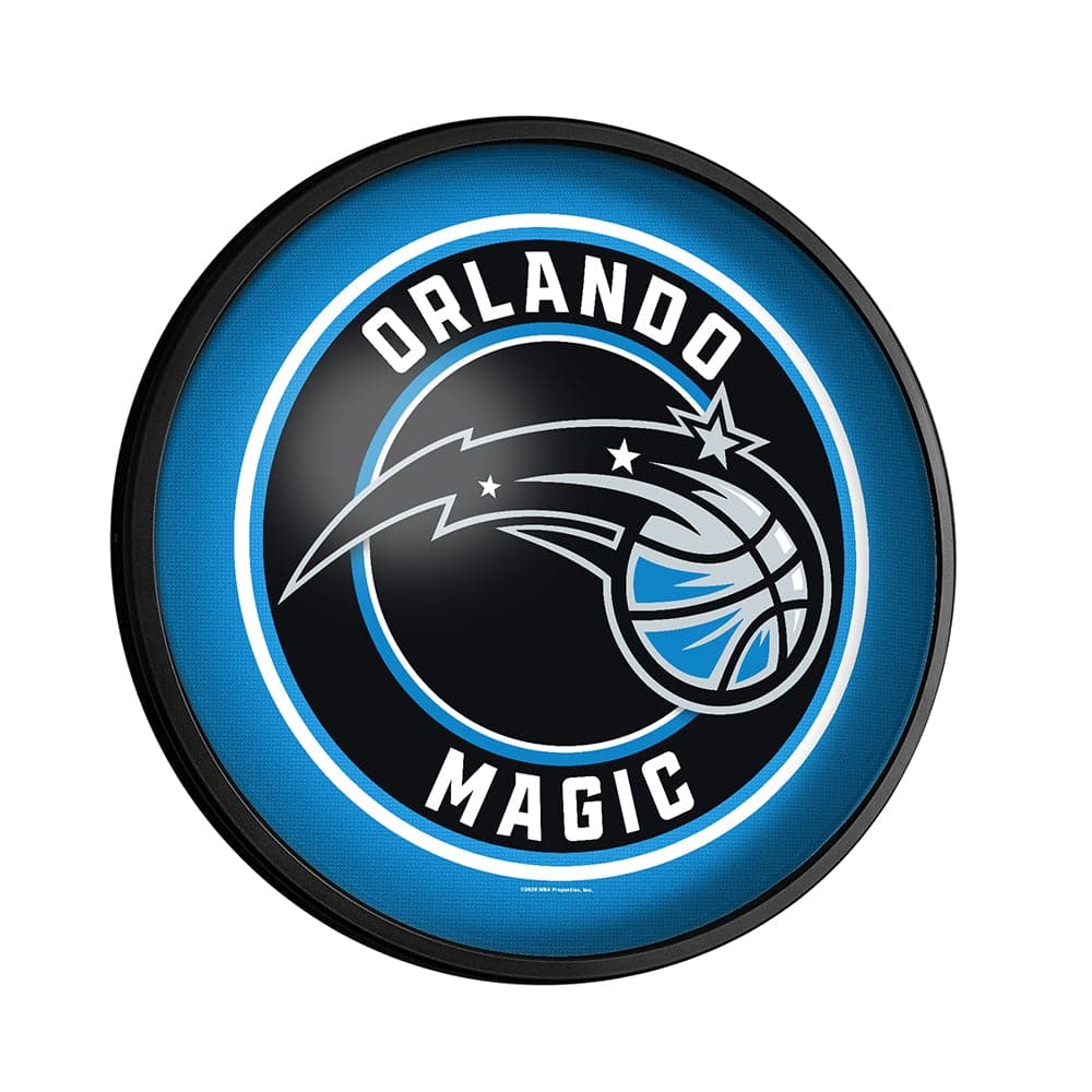 Orlando Magic: Round Slimline Lighted Wall Sign - The Fan-Brand