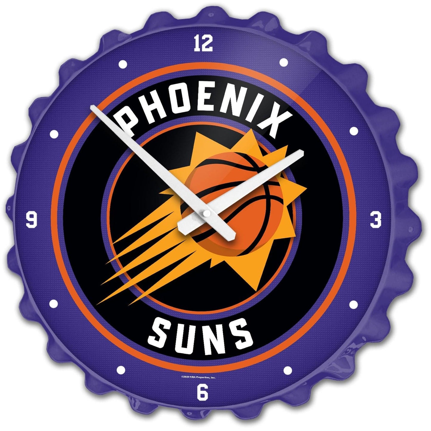 Phoenix Suns: Bottle Cap Wall Clock - The Fan-Brand